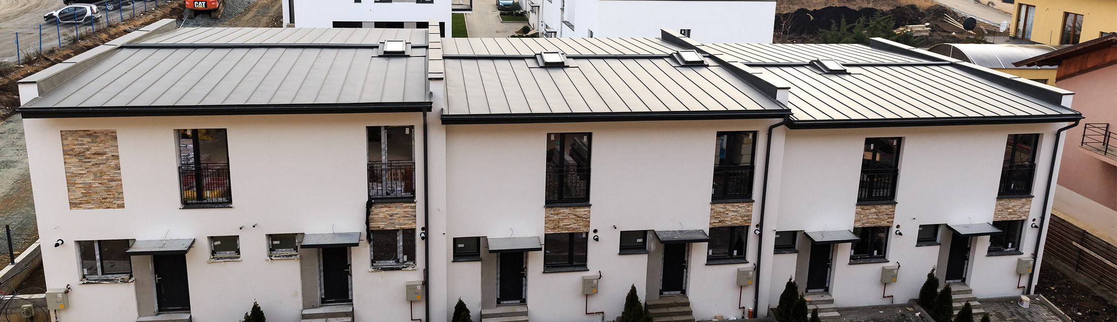 Korcolt lemez kész tető projektkép